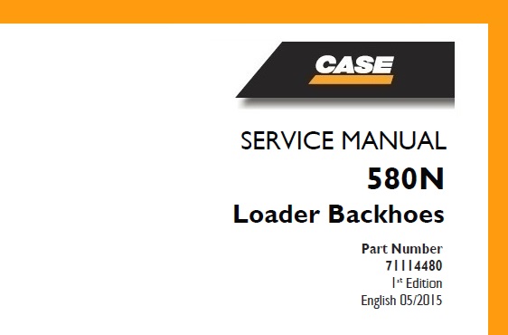 Case 580N Loader Backhoe