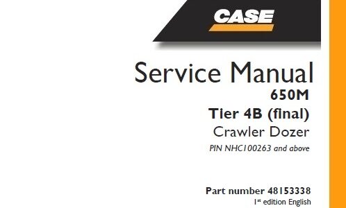 Case 650M Tier 4B (final) Crawler Dozer