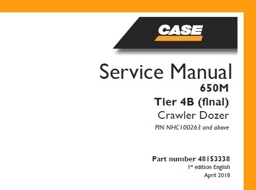 Case 650M Tier 4B (final) Crawler Dozer