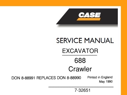 Case 688 Crawler Excavator