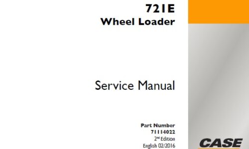 Case 721E Tier 3 Wheel Loader