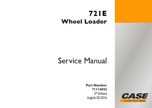 Case 721E Tier 3 Wheel Loader