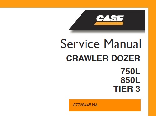 Case 750L , 850L Tier 3 Crawler Dozer