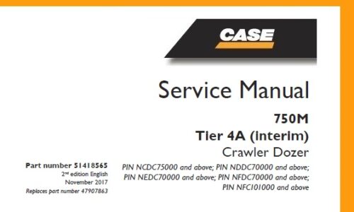 Case 750M Tier 4A (interim) Crawler Dozer