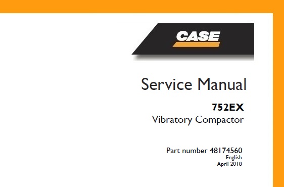 Case 752EX Vibratory Compactor