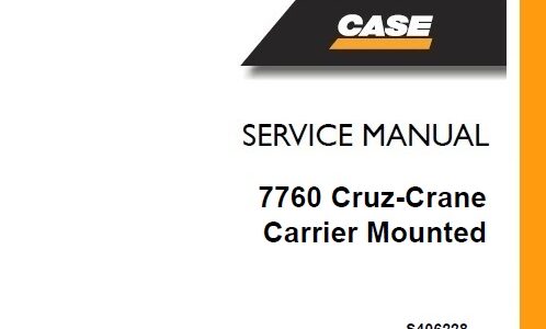 Case 7760 Cruz-Crane (Carrier Mounted)