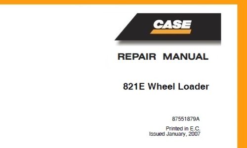 Case 821E Wheel Loader