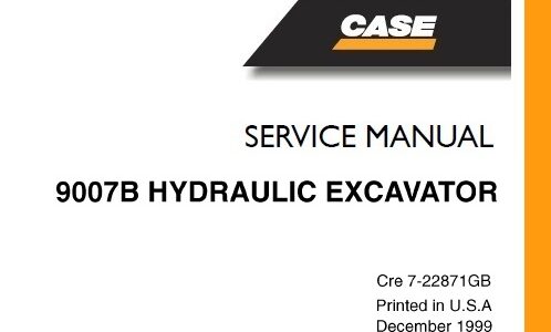 Case 9007B Hydraulic Excavator