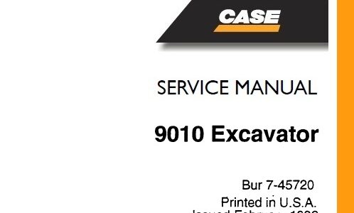 Case 9010 Excavator