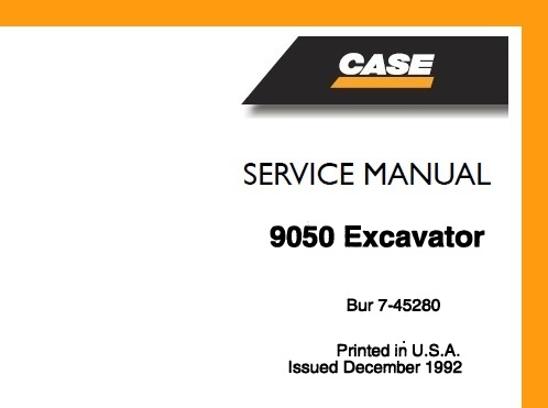 Case 9050 Excavator