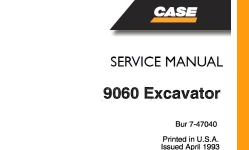 Case 9060 Excavator