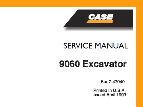 Case 9060 Excavator