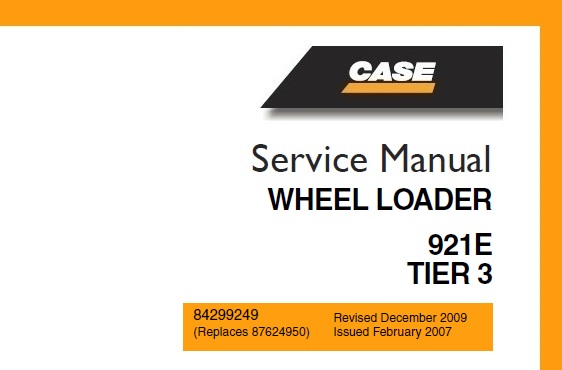 Case 921E Tier 3 Wheel Loader