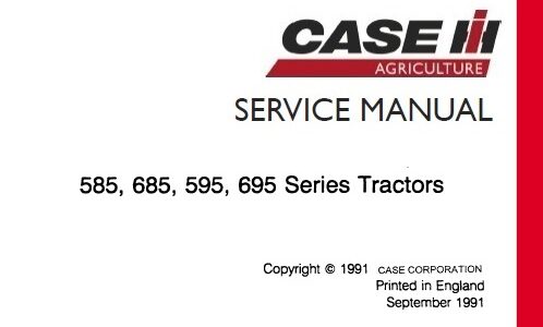 Case 9370, 9380, 9390 and Quadtrac Tractors