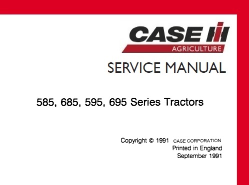 Case 9370, 9380, 9390 and Quadtrac Tractors