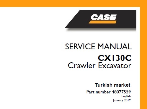 Case CX130C (TIER 3) Crawler excavator