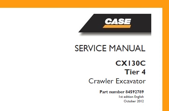 Case CX130C Tier 4 Crawler Excavator