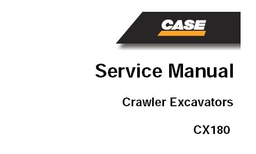 Case CX180 Crawler Excavator