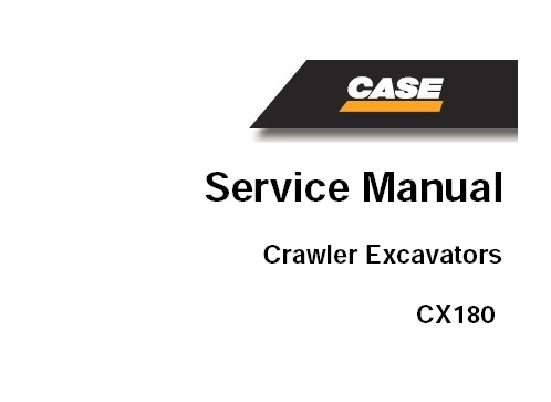 Case CX180 Crawler Excavator