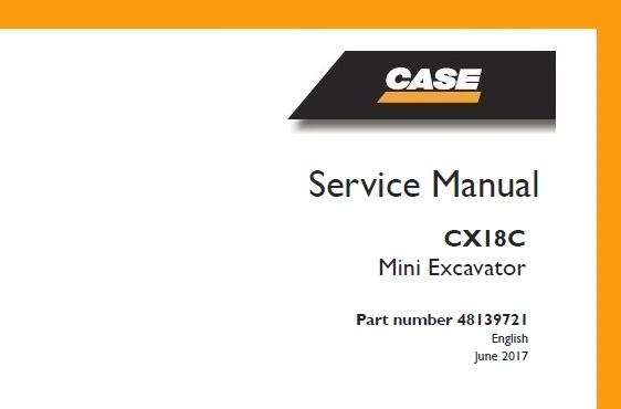 Case CX18C Mini Excavator