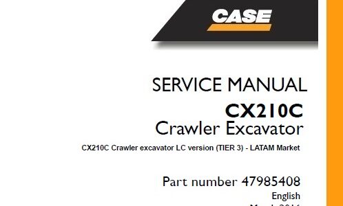 Case CX210C Crawler Excavator