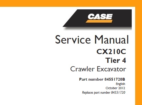 Case CX210C Tier 4 Crawler Excavator