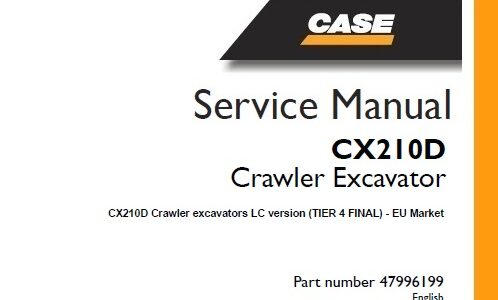 Case CX210D LC Version (TIER 4 FINAL) Crawler Excavator