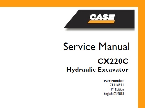 Case CX220C (Standard model) Hydraulic Excavator