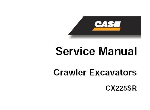 Case CX225SR Crawler Excavator