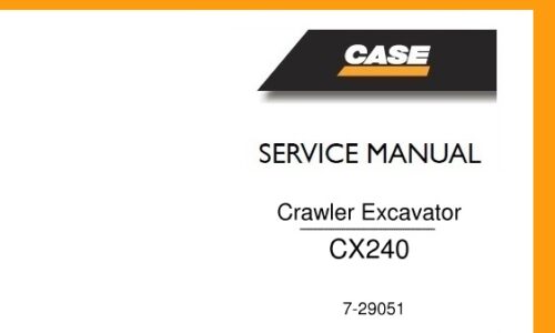 Case CX240 Crawler Excavator