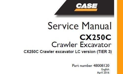 Case CX250C LC version (TIER 3) Crawler Excavator