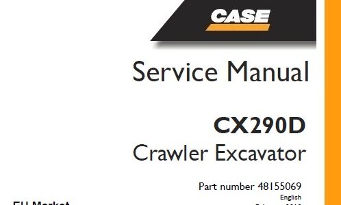 Case CX290D (TIER 4 FINAL) Crawler Excavator