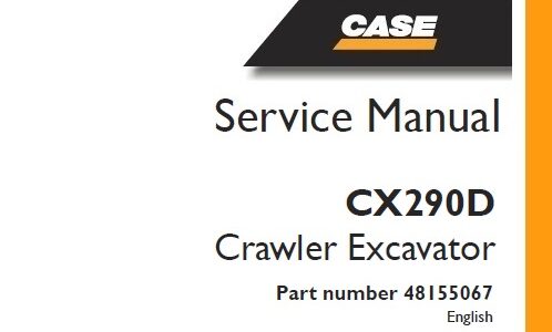 Case CX290D (TIER4 FINAL) Crawler Excavator