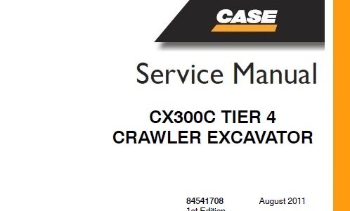 Case CX300C Tier 4 Crawler Excavator