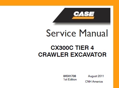 Case CX300C Tier 4 Crawler Excavator