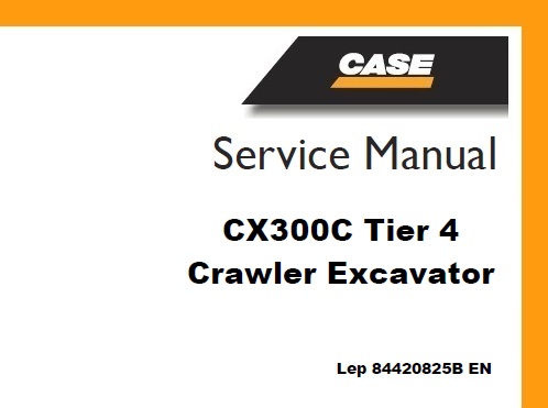 Case CX300C Tier 4 Crawler Excavator