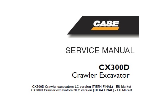 Case CX300D LC NLC version (TIER4 FINAL) Crawler Excavator