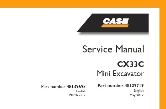 Case CX33C (Tier IV final) Mini Excavator