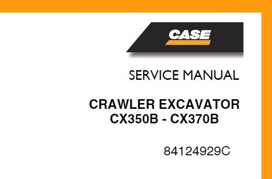 Case CX350B - CX370B Crawler Excavator