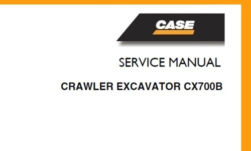 Case CX700B Crawler Excavator