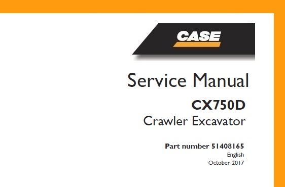 Case CX750D Crawler Excavator