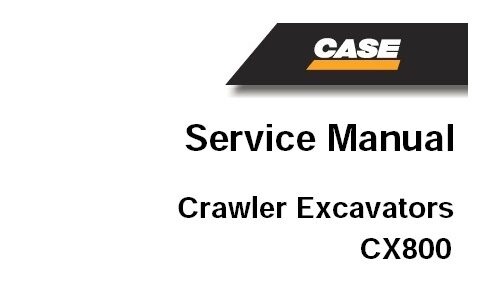 Case CX800 Crawler Excavator