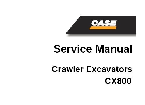 Case CX800 Crawler Excavator