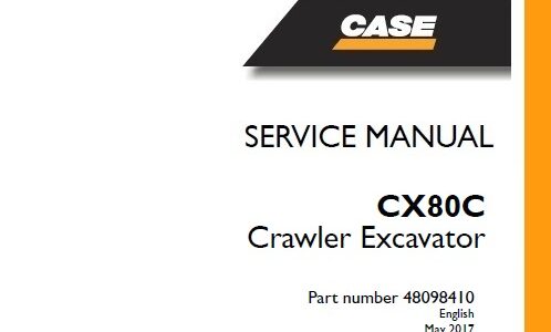 Case CX80C (Tier 3) Crawler Excavator