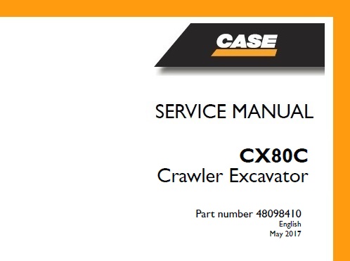 Case CX80C (Tier 3) Crawler Excavator