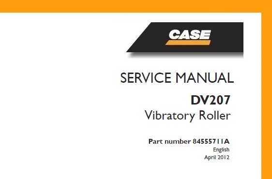 Case DV207 Vibratory Roller