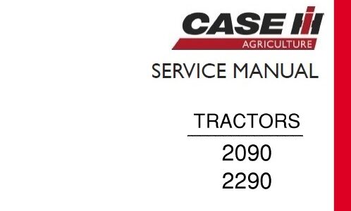 Case IH 2090 and 2290 Tractors