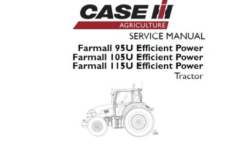 Case IH Farmall 95U, 105U, 115U Efficient Power Tractor