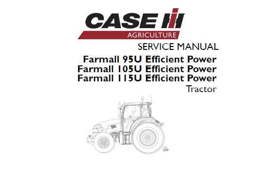 Case IH Farmall 95U, 105U, 115U Efficient Power Tractor