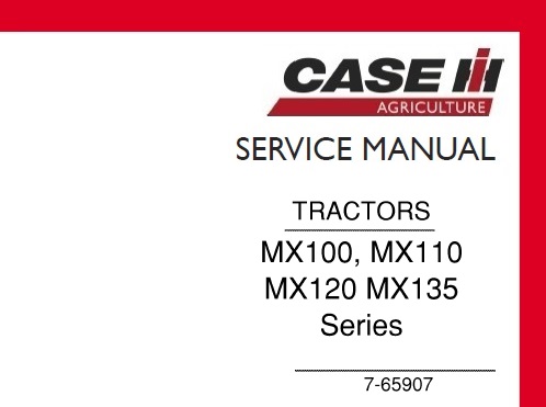 Case IH MX100, MX110, MX120, MX135 Series Tractor